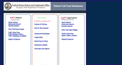 Desktop Screenshot of patft1.uspto.gov